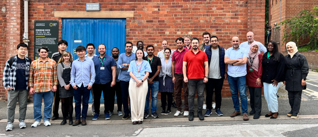 Researchers and members of the Centre for Fuel Cells and Hydrogen Research